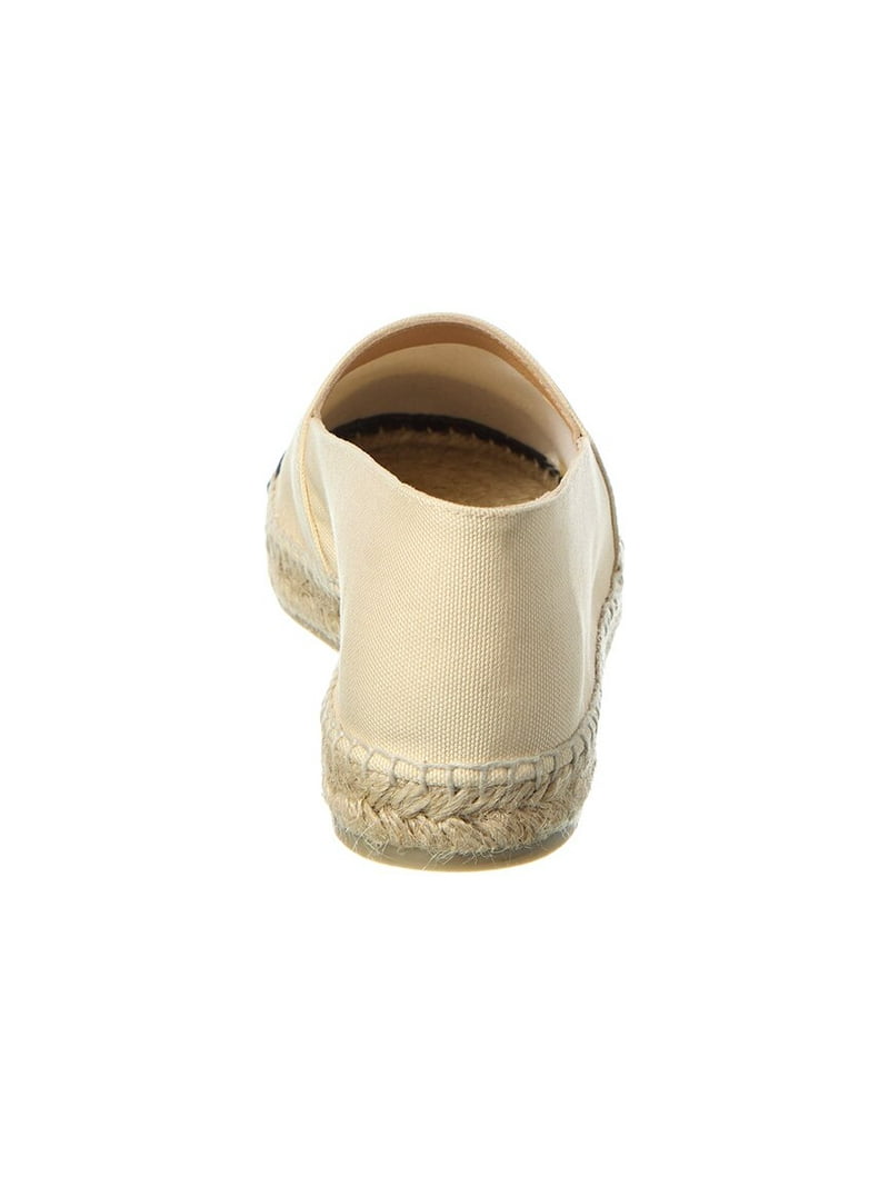 Castañer Katty Canvas & Leather Espadrille, 38, White
