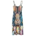 thumbnail image 5 of Easter Bunnies Rabbits Sleeveless Dress Women's Luxury Party Dress Birthday Dresses for Women, 5 of 7