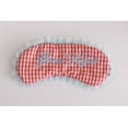 thumbnail image 3 of Sleeping Mask Embroidery Letter Plaid Sleeping Eye Cover Blindfold Eyeshade, 3 of 9