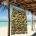 thumbnail image 2 of Ryvnso Leopard Print Oversized Beach Towel Microfiber Bath Blankets Swimming Fitness 37" x 74", 2 of 5