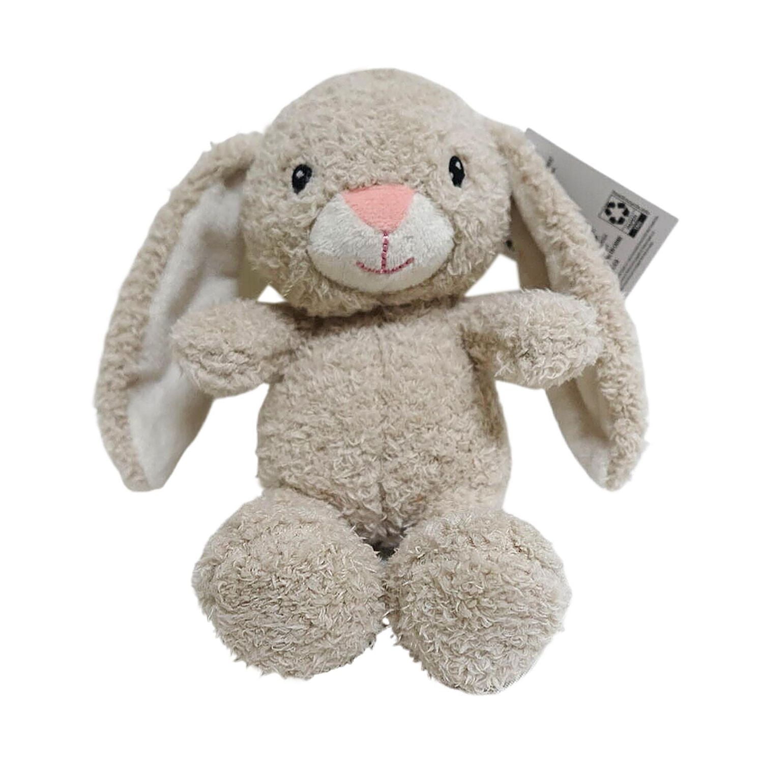 Way to Celebrate Plush Bunny baby toy 8inch cream