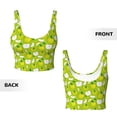 thumbnail image 6 of Uemuo Fruit Pattern Women's Sports Bra - High Impact Support, Breathable, and Comfortable Athletic Bra for Running, Yoga, and Workouts, 6 of 9