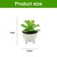 thumbnail image 2 of 2 uds simulación de flores falsas suculentas bonsái pequeños adornos creativos plantas verdes artificiales, 2 of 5