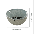 thumbnail image 2 of Hiroekza Hanging Planters for Outdoor Indoor Plants with Drainage Holes and Chain for Garden Home Porch, Garden Essentials, Silver, 2 of 3