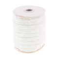 thumbnail image 2 of Adorno de encaje de tela de brillo de 49 yardas blanco Perfecl Glitter Velvet Ribbon, 2 of 8
