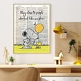 thumbnail image 4 of Póster de Charlie Brown y Snoopy, página de diccionario, arte de pared de dibujos animados, lienzo, pintura, impresión, imagen para niños, regalo, habitación, decoración del hogar, Cuadros, 4 of 5