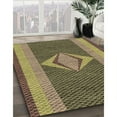 thumbnail image 3 of Ahgly Company Machine Washable Indoor Rectangle Transitional Dark Brown Area Rugs, 4' x 6', 3 of 7