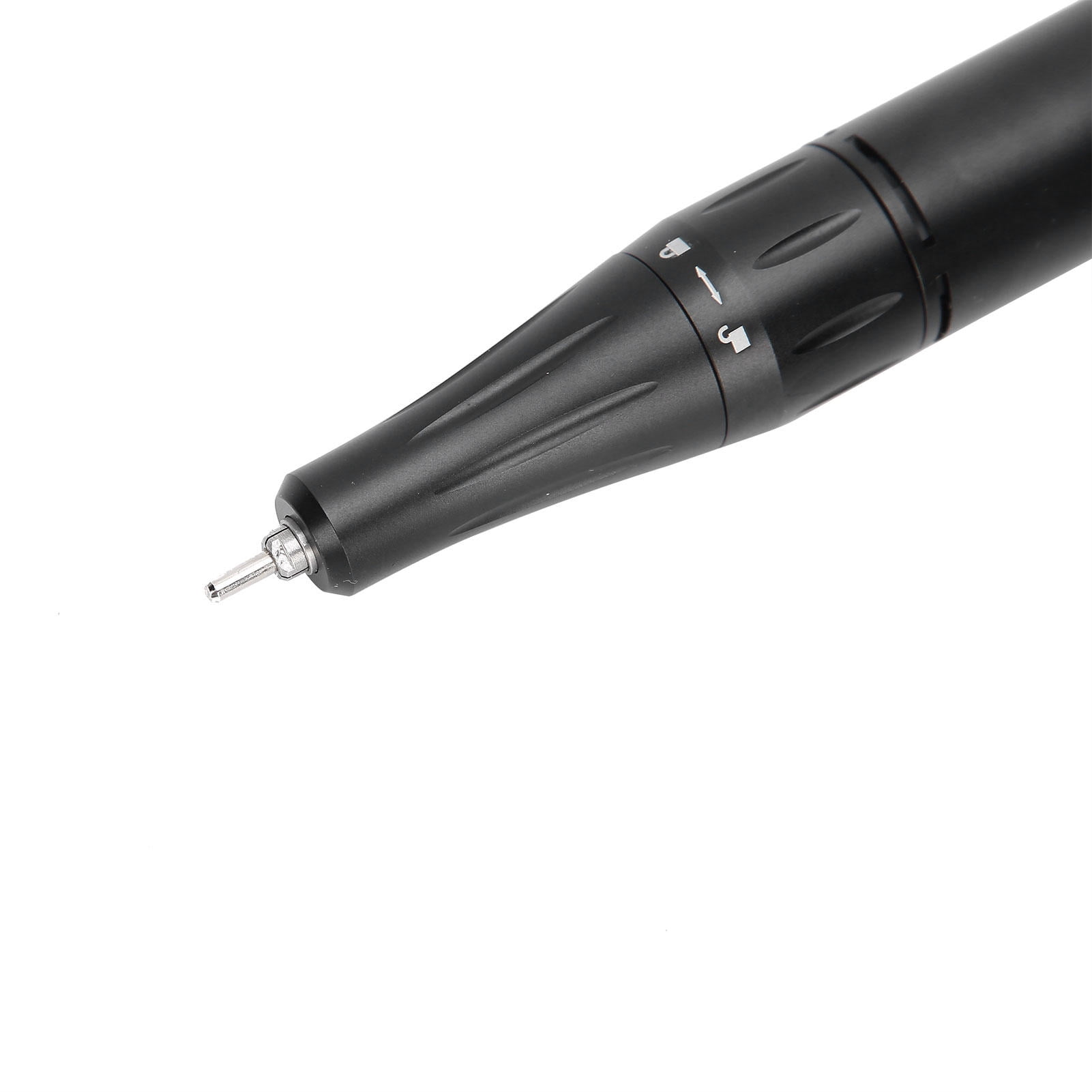 Xirurus 35000 RPM Rechargeable Nail Drill Pen with LCD, Dual‑Side Holder, Power‑Bank, 12‑Hour Battery, Adjustable Speed, Black