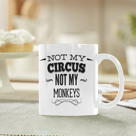 

11 oz Ceramic Coffee Cup-All Seasonings Drink-Perfect Gift for Friends Sisters Moms-Classic Big White Cup Durable and Elegant with C-shaped Handle
