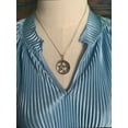 thumbnail image 6 of Jewelry Trends Sterling Silver Celtic Moon and Star Pentacle Pendant with Moonstone on Chain Necklace, 6 of 9