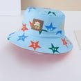 thumbnail image 2 of ZACPNCV Baby Bucket hat UPF 50 and Wide Toddler Sun hat Beach for Boys Light Blue Free Size, 2 of 4