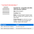 thumbnail image 2 of Head Bolt Set - Compatible with 2006 - 2009 Chevy Trailblazer 2007 2008, 2 of 2