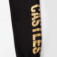 thumbnail image 3 of Crooks & Castles Men's X Death Row Records Gold Metallic Logo Jogger Sweatpants (Large, Black), 3 of 6