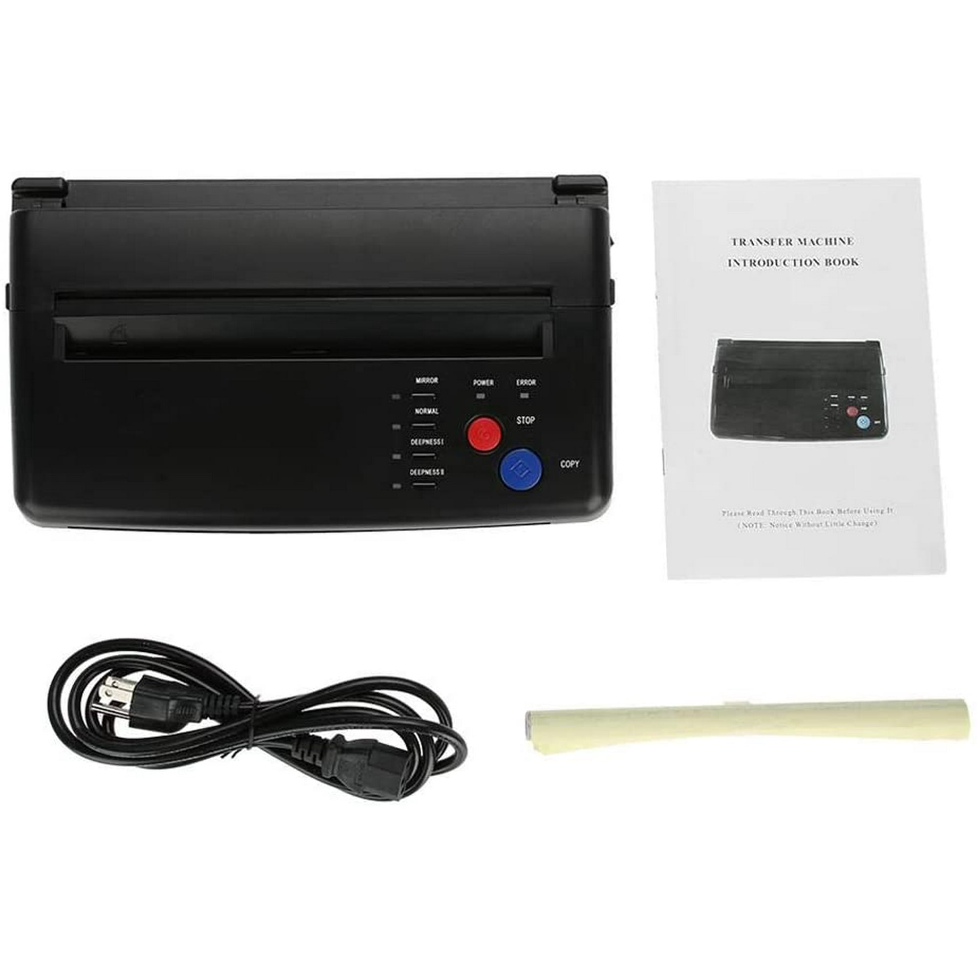 2Types thermal copier tattoo mold transfer printer copier portable A5 A4  paper printer permanent tattoo kit 110V240V (black) | Walmart Canada