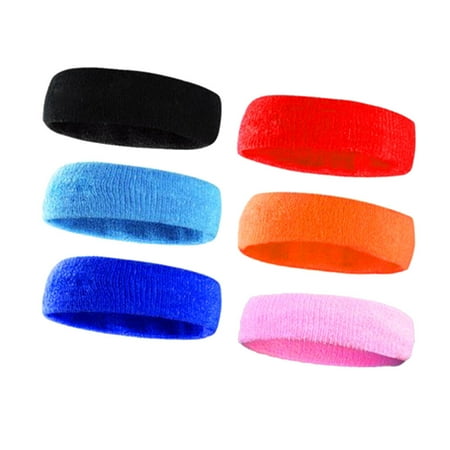 6 Pcs Headband Sports Men Sweat Man Breathable Fitness