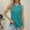 Green, variant on Long Tank Tops For Women Sevevn Ladies' Loose Casual Solid Color Round Neck Slit Sleeveless Top Spaghetti Strap Tank Top