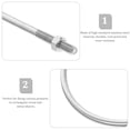 thumbnail image 3 of TEHAUX U Bolt Fastener Stainless Steel Fixing For Rectangular Wood and Metal Objects 1Pcs, 3 of 7