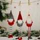 thumbnail image 3 of Billuyoard Mini muñeco de adorno para árbol de Navidad, colgante portátil ligero, juguete de peluche, decoración de Navidad, muñecos de gnomo con Kits de decoración para fiestas Gris Billuyoard HA070394-02, 3 of 6