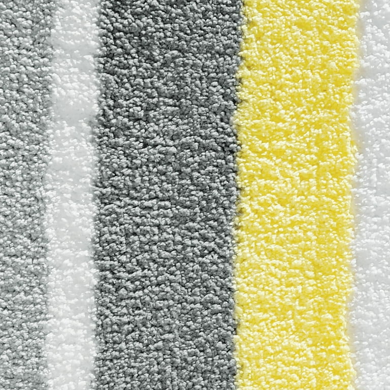 Artistic Bathroom Rugs and Mats  Paper Mosaic Studio - Yellow