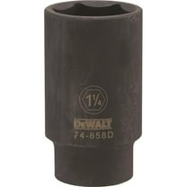Stanley Tools 228382 1.25 in. Impact Socket - 0.5 in. Drive