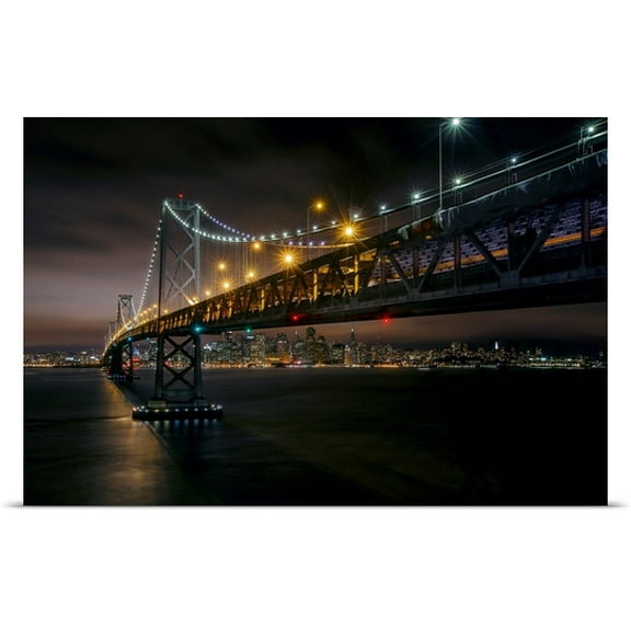 Great BIG Canvas Shawn Yang Poster Print entitled Bay Bridge