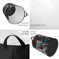 thumbnail image 2 of Balery Colorful Graffiti Cow Cesta de ropa redonda con asas, impermeable, independiente, para ropa, juguetes, dormitorio y familia-Medium, 2 of 6