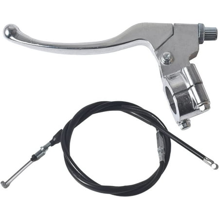 JRL 22mm Left Brake Clutch Handle Lever 155cm Cable for Coleman CT100U CC100X 98cc 3HP for Motovox MBX10 MBX11 Monster Moto Powersport Mini Bike Parts