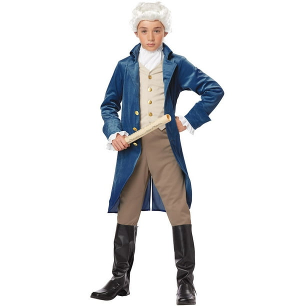 Presidents George Washington Thomas Jefferson Child Costume - Walmart ...