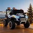 thumbnail image 4 of Carrito Electrico Montable para Niños de Control Remoto y Manejo Directo Camioneta 4X4 con Luces, Bluetooth y USB, 4 of 12