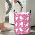 thumbnail image 6 of Uemuo Cute Poodle Dog Pattern Circular Laundry Hamper Basket with handles,Collapsible laundry basket,Large capacity laundry hamper,Laundry Organizer-Small, 6 of 8