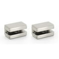 thumbnail image 6 of Alno A6550-CHBRZ Cube 1-15/16" Wide Glass Shelf Mounting Brackets - Bronze, 6 of 6