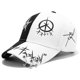 thumbnail image 1 of Gorra de béisbol unisex CHAO hip hop blanco y negro, 1 of 3