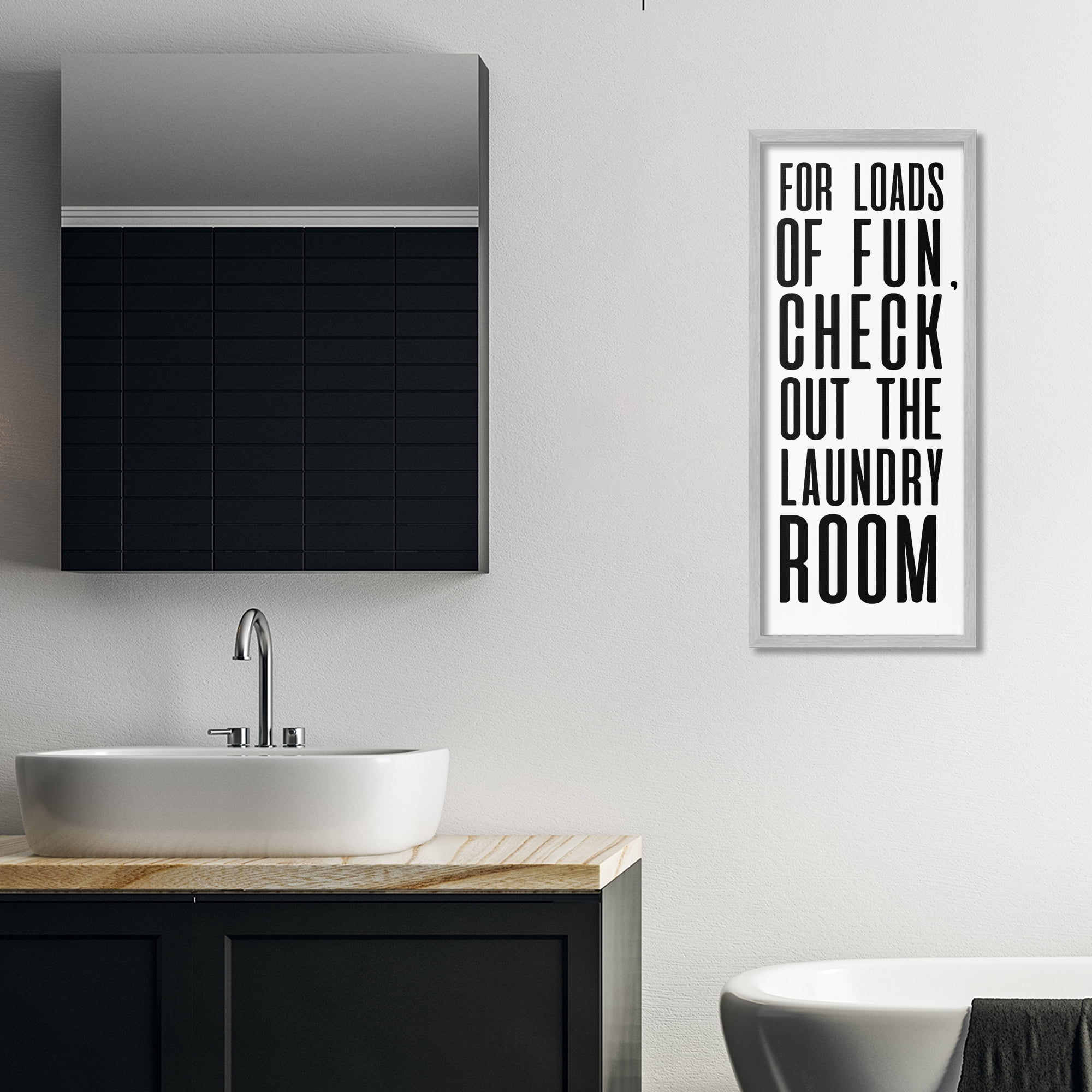 Stupell Industries For Loads Of Fun Gray Framed Giclee Art, design by SD Graphics Studio