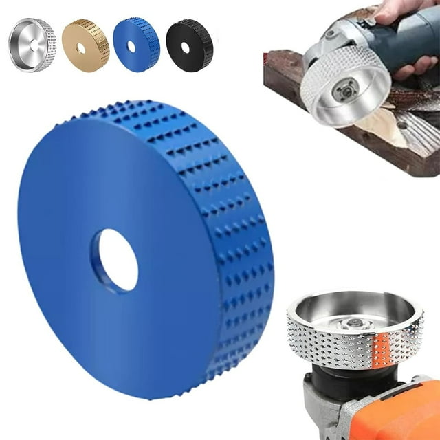 High-Performance Electrical Tools - Wood Angle Grinding Wheel for Carving Shaping and Grinding with 16mm Bore Durable Carbide Disc