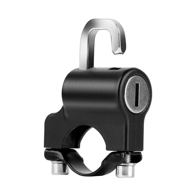ziyahi New 1 Set Accessory Bike Cable Lock Cycling Anti-lost Aluminum Alloy Rope Lock Cable Black with line 1Set