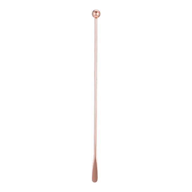 Wosthever Agitadores Varillas 304 Varilla agitadora de acero inoxidable Chapado en oro Café Leche Té Bebidas Agitadores Revuelva Cóctel Bebida Swizzle Barra de herramientas A