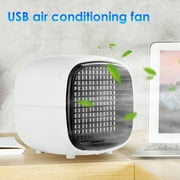 Hesroicy Portable Mini USB Desk Silent Air Conditioner Cooler Home Office Cooling Fan