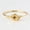 JanuaryCarnation, variant on December Ring Finger Retro Style Opening Gemstone Band Elegant Poinsettia Accent Jewelry For Women Gifts Ready