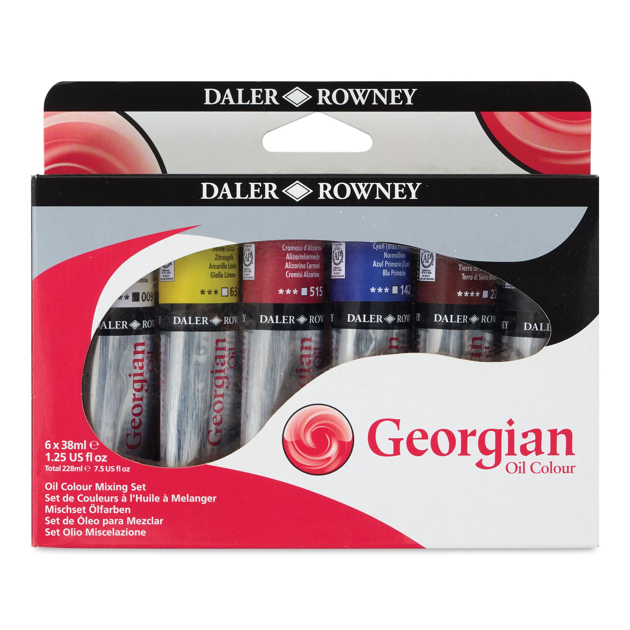 DalerRowney Oil Paint Mixing Set of 6, 38 ml, Tubes