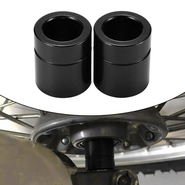 2 uds espaciadores de de rueda delantera de motocicleta para Crf250L Crf250M Crf300L 2017-21 accesorios horquilla buje Negro
