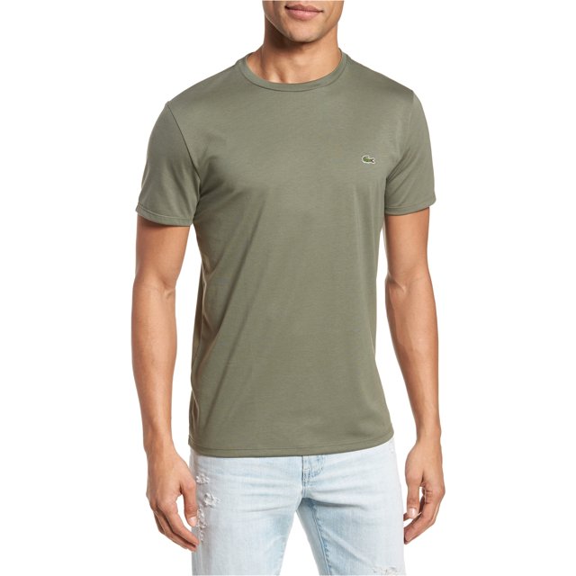 Lacoste SS Camiseta básica para hombre, verde, XX-Large