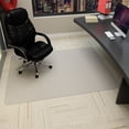 thumbnail image 6 of EazyTech Office Chair Mat Heavy Duty Non Slide Silent Smooth for Home Office Study Workstation 35 4 X 47 2 In Brown Black White Gray, 6 of 6