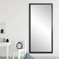 thumbnail image 2 of Textured Expresso Farmhouse Floor Mirror 29.5'' x 68.5'', 2 of 5