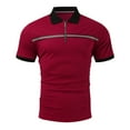 thumbnail image 5 of Sngxgn Men's Classic Short Sleeve Solid Polo Shirt(,L), 5 of 5