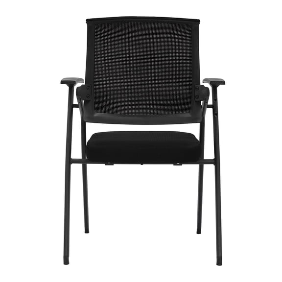 2-Piece Folding Guest Chair with High Load Bearing 220kg Space-Saving Design for Home Office Conference Room Camping Reception