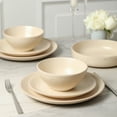 thumbnail image 2 of Stone Lain Lauren Dinnerware Set Stoneware, 32-Piece, Service for 8, Beige, 2 of 6