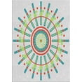 thumbnail image 1 of Ahgly Company Machine Washable Indoor Rectangle Transitional Light Rose Green Area Rugs, 10' x 13', 1 of 7