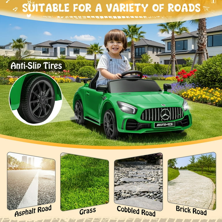 UBesGoo 12V Licensed Mercedes-Benz Electric Ride On Cars Toys for