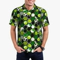 thumbnail image 5 of Wukai Soccer1 Men’s Polo Shirts,Quick-Dry Athletic Shirt,Classic Fit Shirts-Medium, 5 of 8
