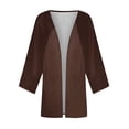 thumbnail image 5 of Timegard 3/4 Sleeve Cardigan for Women Lightweight Open Front Coats Fall Casual Loose Thin Jackets, 5 of 5